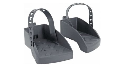 Repose pied pour porte bebe-siege enfant avant gris polisport guppy mini  avant (paire)