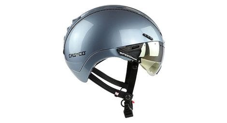 Casque casco roadster plus avec speedmask ed. limitée bleu métallisé