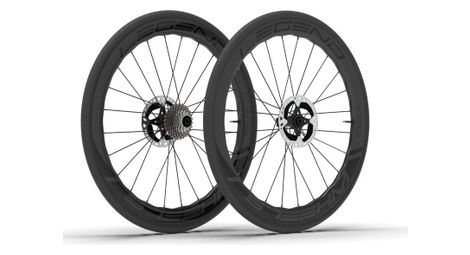 Paire de roues legend wheels 50p pro⁴ wave - 12x100 - 12x142mm - dt 240 exp - disc centerlock - shimano / sram