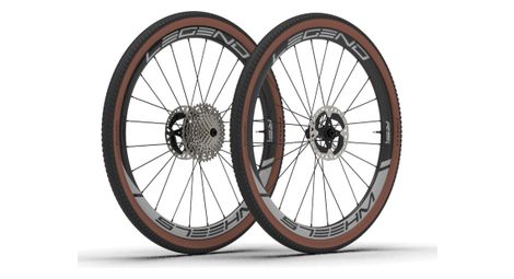 Paire de roues legend wheels 39h rs⁴ - 12x100 - 12x142mm - dt 240 exp - disc centerlock - shimano / sram