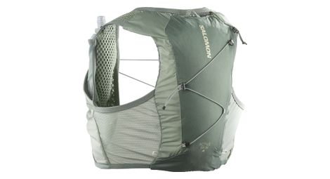 Salomon active skin 4 borsa di idratazione unisex verde
