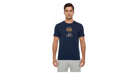 Rubb'r Ride Kurzarm T-Shirt Blau