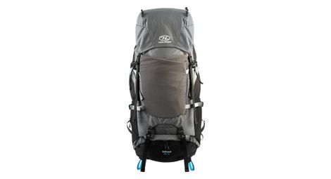 Sac à dos highlander novar rucksack 60 + 5 litres - gris