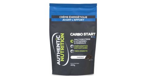 Crème énergétique - carbo start chocolat authentic nutrition