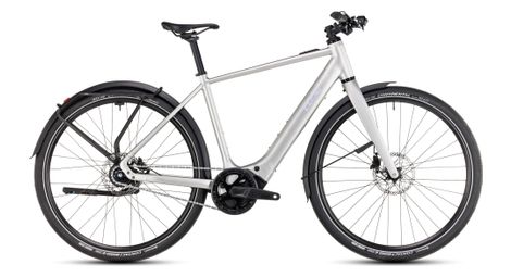 Cube editor hybrid slx fe 400x bicicletta elettrica da fitness shimano alfine 8s 400 wh 700 mm grigio lucido 2025