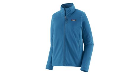 Forro polar Patagonia R1 CrossStrata azul para mujer