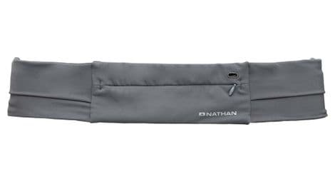 Cinturón de running unisex nathan fit 2 .0 gris