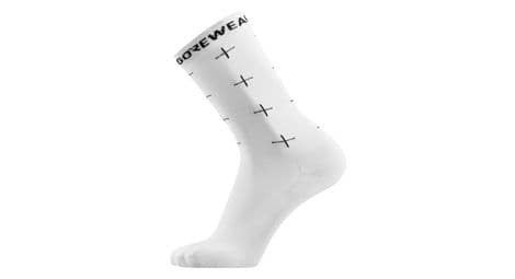 Unisex gore wear essential daily socken weiß 41-43