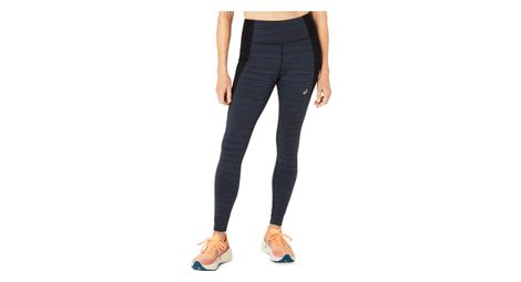 Asics nagino run blue/black women's long legging
