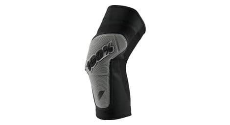 100% ridecamp knee guard black/grey