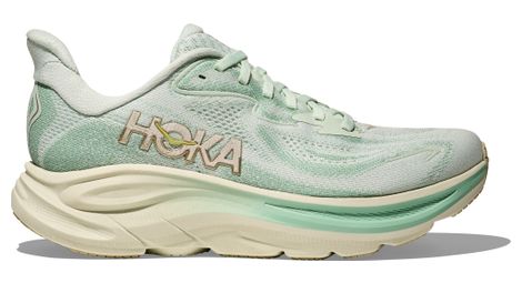 Hoka Clifton 10 Running Schuhe Blau/Grün Women