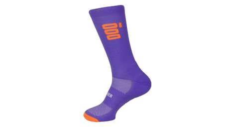 Chaussettes+de+running+ete+respirantes+violettes+mooquer+lilac+run