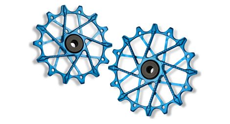 Paire de galets de dérailleur garbaruk pour sram eagle b1 12v bleu