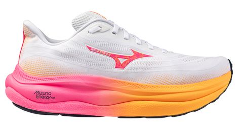 Zapatillas Mizuno Wave Sky 9 Blanco/Naranja/Rosa Unisex