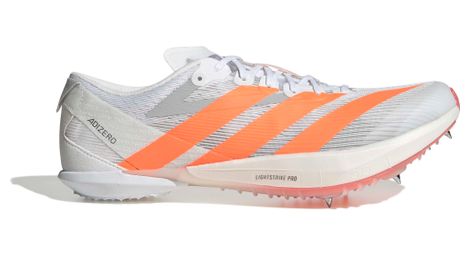 Chaussures d'Athlétisme adidas Adizero Ambition Blanc/Orange Unisexe