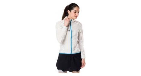 Veste coupe-vent raidlight hyperlight windproof blanc femme