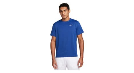 Nike dri-fit uv miler short-sleeve jersey blue