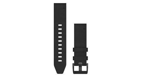 Bracelet cuir garmin quickfit 22 mm noir