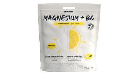 Decathlon nutrition magnesio + b6 comprimidos de limón x30