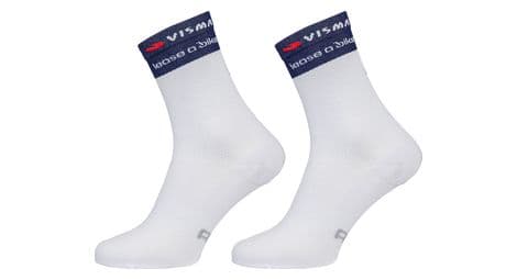 Agu team visma lease a bike socken - tour de france 2024 - blau/weiß