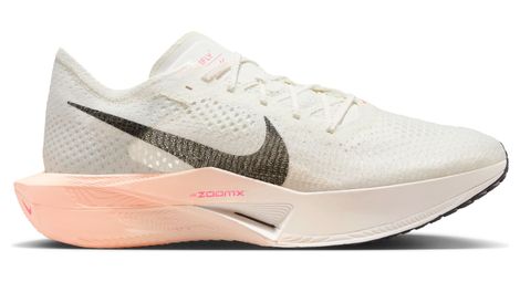 Chaussures running nike vaporfly 3 beige/rouge homme