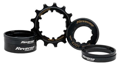 reverse single speed kit for shimano micro spline freehub body black