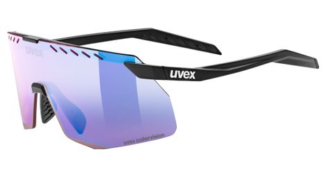 Uvex Pace Stage S CV Brille Schwarz/Blau verspiegelt