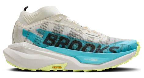 brooks cascadia elite trail running shoes white blue unisex