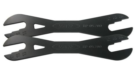 Var jeu de 2 clés à cônes de moyeux