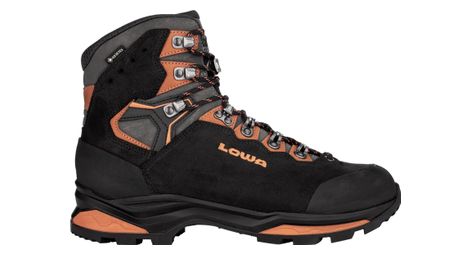 Lowa camino evo gtx black orange men's hiking shoe