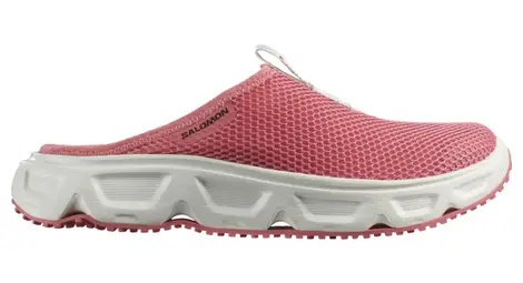 Salomon reelax slide 6.0 zapatillas de recuperación para mujer rosa / blanco
