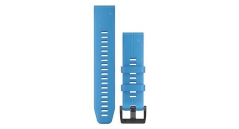 Bracelet Silicone Garmin QuickFit 22 mm Bleu Cyan