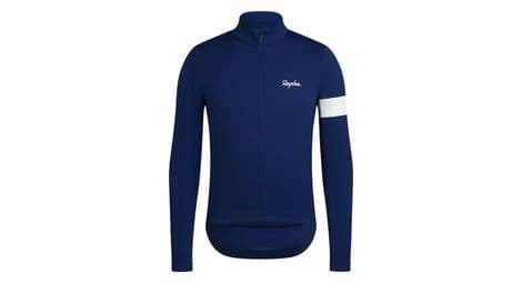 Rapha core winter long sleeve giacca blue/white