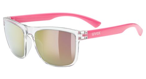 Lunettes Uvex Rookie Rose Transparent/Rose Miroir