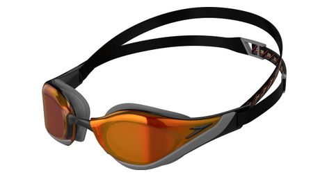 Speedo FS Pure Focus Mirror Schwimmbrille Schwarz Rot