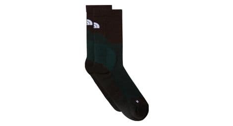 Calcetines unisex the north face hiking crew verde/negro