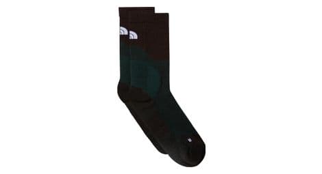 Calcetines unisex the north face hiking crew verde negro