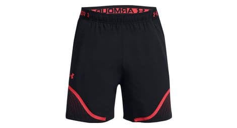 Short under armour vanish woven 15 cm graphic noir rouge homme