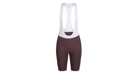 Cuissard Court à Bretelles Rapha Core Bordeaux/Blanc Femme