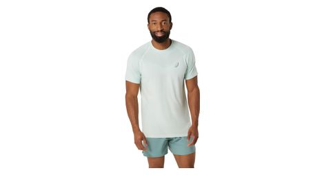 Maillot manches courtes asics seamless vert homme