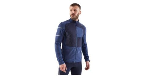 Veste running kiprun run 900 warm bleu