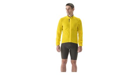 Chaqueta impermeable Mavic Cosmic H2O amarilla para hombre