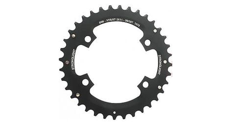 Shimano xtr fc-m8000 / slx fc-m7000 2x11v 4x96mm black outer chainring 36