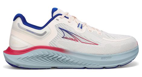 Chaussures de running altra paradigm 7 blanc bleu rouge