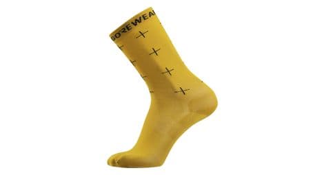 Chaussettes unisexe gore wear essential daily jaune