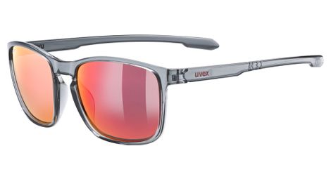 Uvex LGL 52 Brille, Rauchfarben/Rot verspiegelt