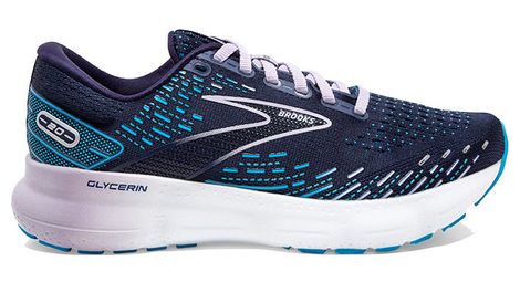 Chaussures de running brooks glycerin 20 bleu violet femme