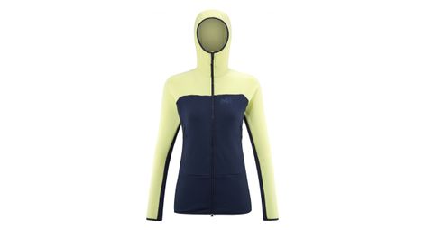 Polaire millet fusion grid femme bleu