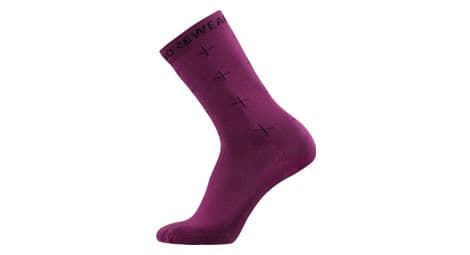 Chaussettes unisexe gore wear essential daily violet