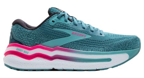 Brooks ghost max 2 laufschuhe blau/pink damen